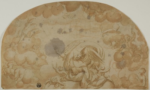Celestial Scene with Angels, n.d. Creator: Unknown.