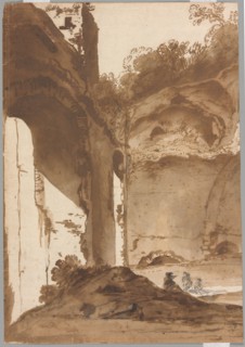 Villa of Maecenas at Tivoli, c. 1627. Creator: Bartholomeus Breenbergh.