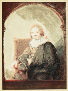Portrait of a Man in an Arm Chair..., published 1821. Creator: Christian Josi.