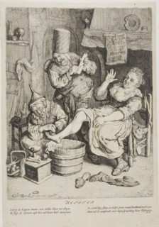 The Cupper (Kopster), 1695. Creator: Cornelis Dusart.