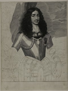 Charles II, King of England, 1660/64. Creator: Cornelis van Dalen II.