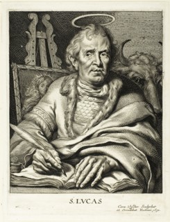 Saint Luke, 1650. Creator: Cornelis de Visscher.