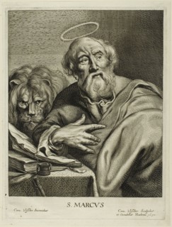 Saint Mark, n.d. Creator: Cornelis de Visscher.