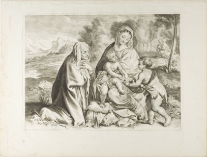 Holy Family, n.d. Creator: Cornelis de Visscher.