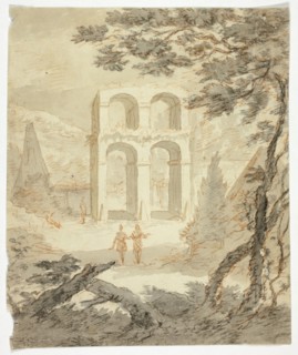 Figures Among Classical Ruins, n.d. Creator: Gerit Rademaker.