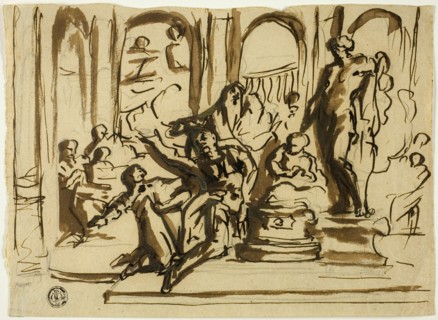 Sacrificial Scene, n.d. Creators: Jan Luyken, Abraham Jansz van Diepenbeeck.