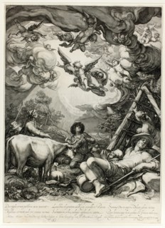 The Annunciation to the Shepherds, 1599. Creator: Jan Saenredam.