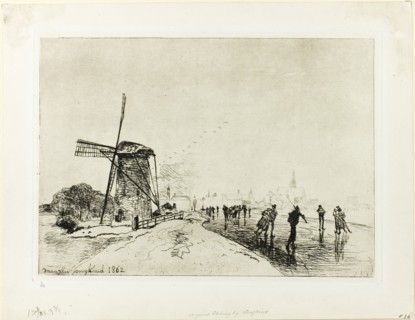 View of the Town of Maassluis, 1862. Creator: Johan Barthold Jongkind.