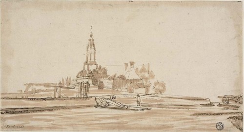 Haarlem Gate at Amsterdam, 1650/70. Creator: Johannes Ruisscher.
