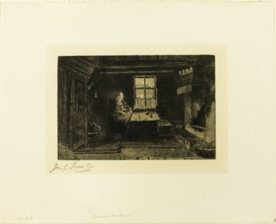 The Mother, c. 1890. Creator: Jozef Israels.