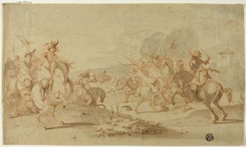 Cavalry in Battle, n.d. Creator: Philip Wouverman.