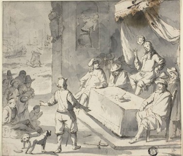 Scene from Dutch History: Supplicants before Ruler, n.d. Creator: Romeyn de Hooghe.