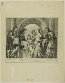 The Marriage of Maximilian of Austria with Mary of Burgundy, n.d. Creator: Theodoor van Thulden.