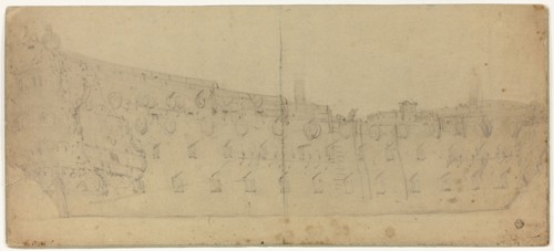 Side View of Man o' War, n.d. Creator: Willem van de Velde I.