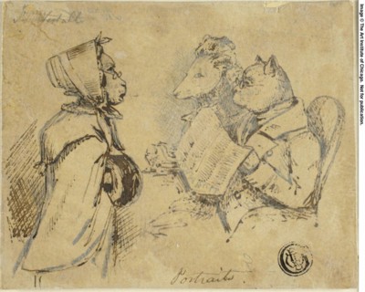 Portraits, n.d. Creator: Daniel Maclise.