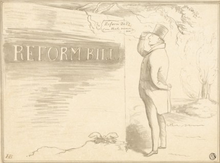 The Handwriting on the Wall, n.d. Creator: John Doyle.