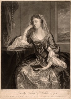 Emily, Countess of Kildare, 1754. Creator: James McArdell.