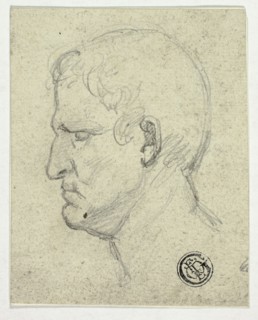 Head of Roman Emperor, n.d. Creator: William Mulready.