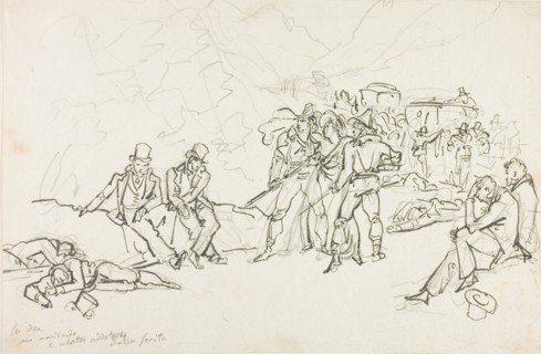 The Stagecoach Holdup, n.d. Creator: Bartolomeo Pinelli.