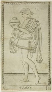 The Servant, plate two from The Ranks and Conditions of Men, c.1465. Creator: Unknown.