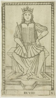 The King, plate eight from The Ranks and Conditions of Men, c.1465. Creator: Unknown.