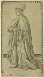 The Doge, plate seven from The Ranks and Conditions of Men, c.1465. Creator: Unknown.