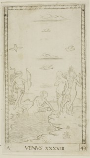 Venus, plate 43 from Planets and Spheres, c.1465. Creator: Unknown.