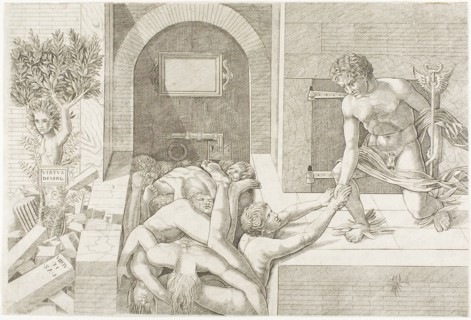 Ignorance and Mercury, n.d. Creator: School of Andrea Mantegna.
