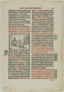 Leaf from Pontificale Romanum, plate 91 from Woodcuts from Books of the XVI Century...1937. Creators: Unknown, Max Geisberg.
