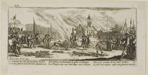 The Stake, plate thirteen from The Large Miseries of War, n.d. Creator: Gerard van Schagen.