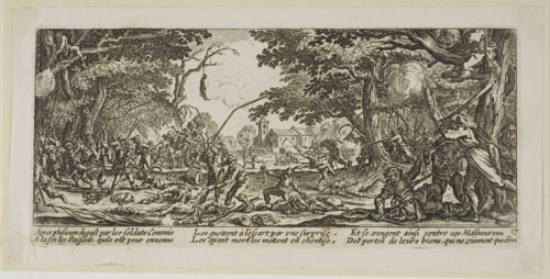 The Peasants Avenge Themselves, plate seventeen from The Large Miseries of War, n.d. Creator: Gerard van Schagen.