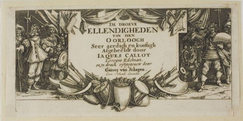 Frontispiece, from The Large Miseries of War, n.d. Creator: Gerard van Schagen.