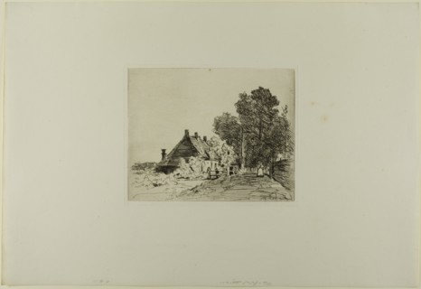 The Nurse, from Cahier de six eaux-fortes, vues de Hollande, 1862. Creator: Johan Barthold Jongkind.