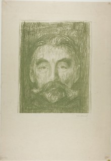 Stéphane Mallarmé, 1897. Creator: Edvard Munch.