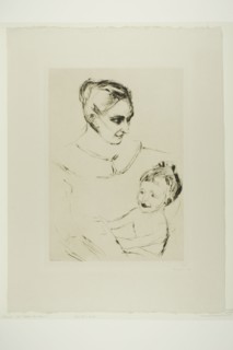 A Mother's Joy, 1902. Creator: Edvard Munch.