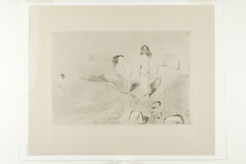 Women Bathing, 1895. Creator: Edvard Munch.