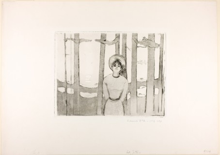Summernight. The Voice, 1894. Creator: Edvard Munch.