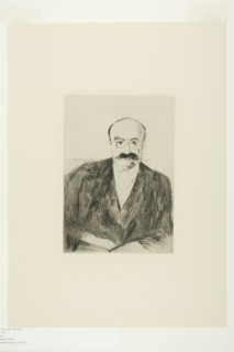 Dr. Max Asch, 1895. Creator: Edvard Munch.