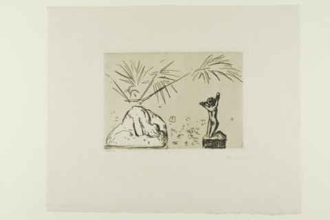Interior with Sculptures, 1902. Creator: Edvard Munch.