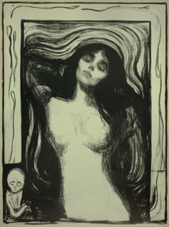 Madonna, 1895. Creator: Edvard Munch.
