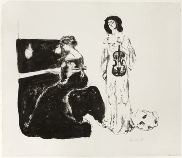 The Violin Concert, 1903. Creator: Edvard Munch.