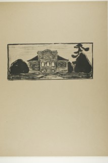 The Garden in Front of Dr. Linde's House, 1902. Creator: Edvard Munch.