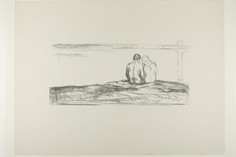 Moonrise, 1908/09. Creator: Edvard Munch.
