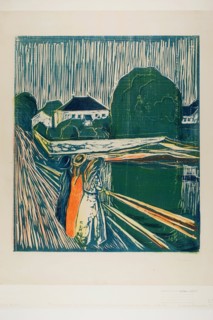 The Girls on the Bridge, 1918. Creator: Edvard Munch.
