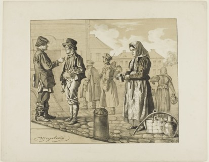 Scenes from Russian Folk Life, n.d. Creator:  Ignatii Stepanovich Shchedrovski.