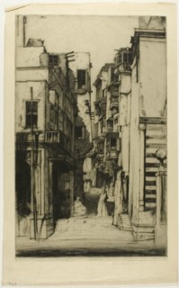 Street in Cairo, 1910. Creator: David Young Cameron.
