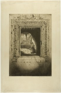 The Abbazia, Venice, 1900. Creator: David Young Cameron.