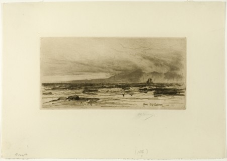 Arran, plate fourteen from the Clyde Set, 1889. Creator: David Young Cameron.
