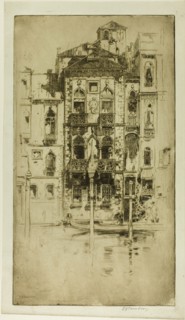 A Venetian Palace, 1898. Creator: David Young Cameron.