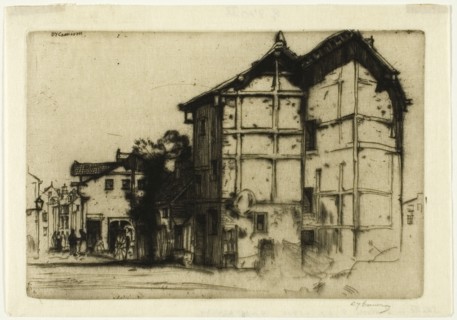 Sketch in La Roche, 1905. Creator: David Young Cameron.